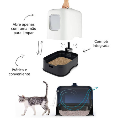 Mypet WC caixa Biala Capuccino