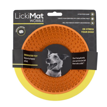 LickiMat Wobble laranja