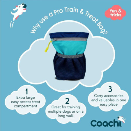 Coachi Pro Train&Treat bolsa azul