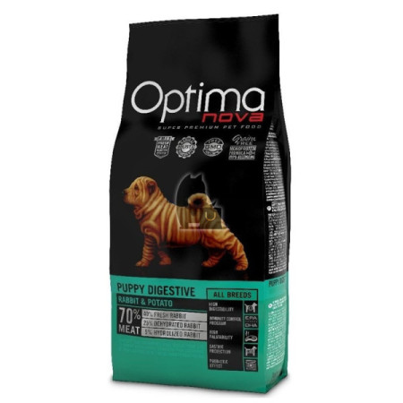 Optima Nova Puppy Digestive Coelho & Batata