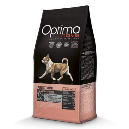 Optima Nova Dog Mini Adult Sensitive Salmão & Batata