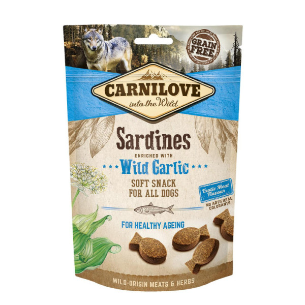Carnilove Dog Soft Snack Sardines & Wild Garlic