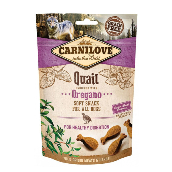 Carnilove Dog Soft Snack Quail & Oregano