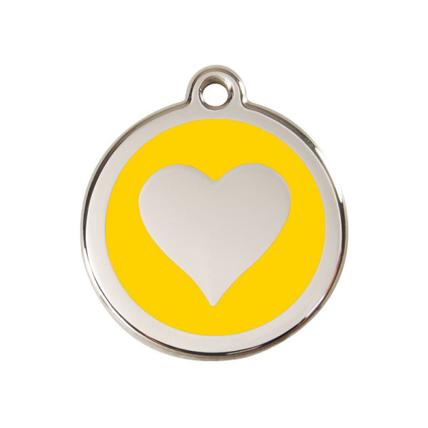 Red Dingo Medalha Coração amarela