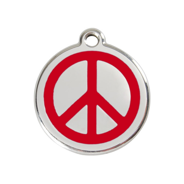 Red Dingo Medalha Paz vermelha