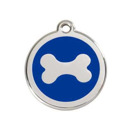 Red Dingo Medalha Osso Simples azul