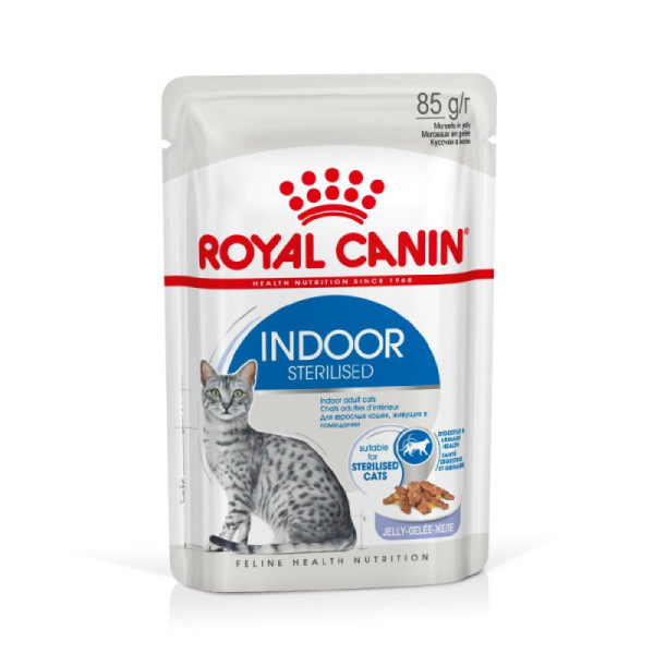 Royal Canin Wet Indoor Sterilised em geleia