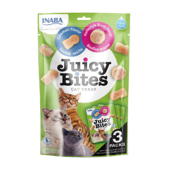 Churu Cat Juicy Bites Lulas e Caldo caseiro