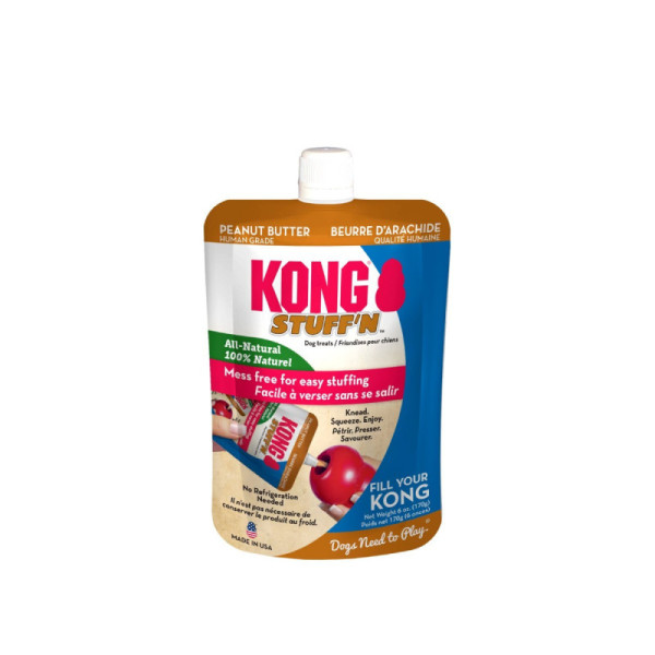 Kong Stuff Pasta de manteiga de amendoim em bisnaga