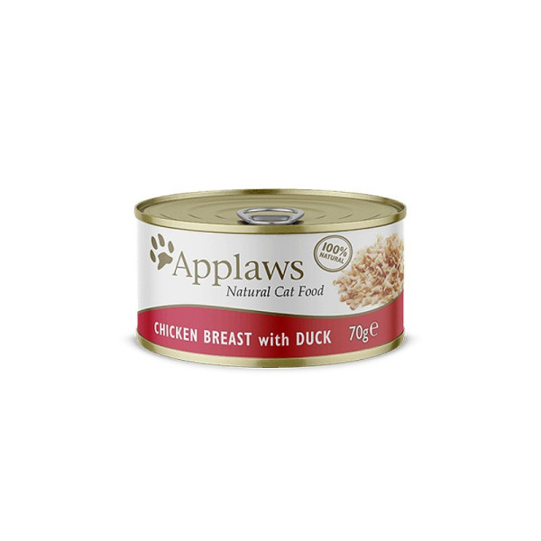 Applaws Natural Cat Food Peito de galinha com pato em caldo
