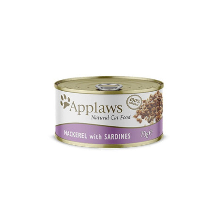 Applaws Natural Cat Food Cavala com sardinha em caldo
