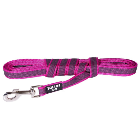 Julius K9 Trela Super-Grip 20 mm rosa