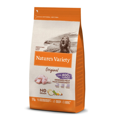 Natures Variety Original No Grain Medium/Maxi Perú