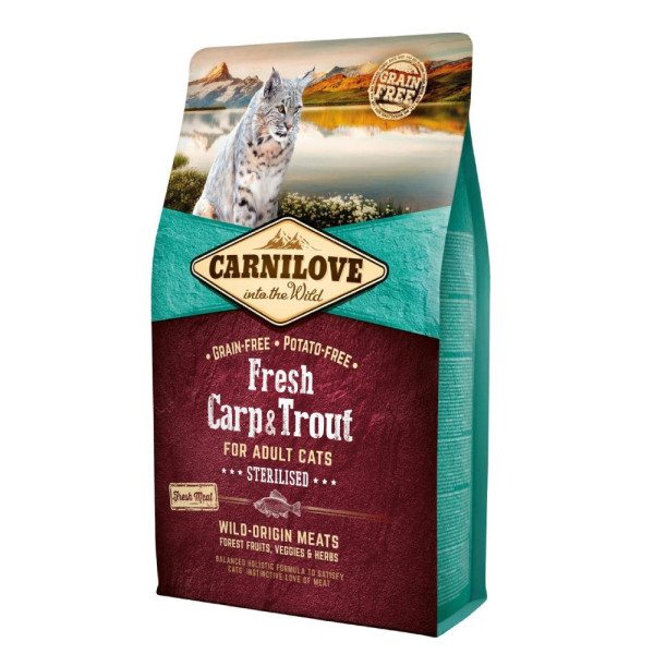 Carnilove Adult Cat Sterilized Fresh Carp & Trout