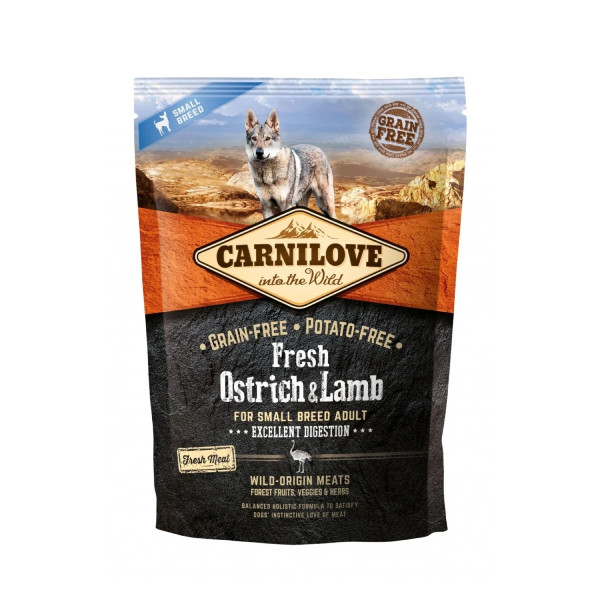 Carnilove Adult Small Dog Fresh Ostrich & Lamb