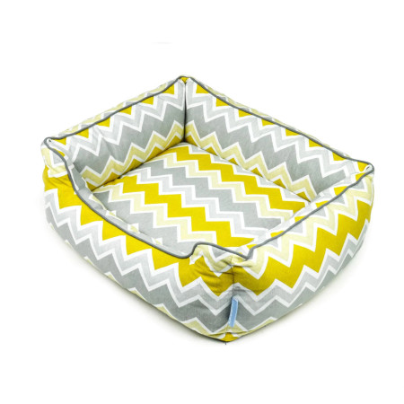 Luben Sofá Spring Chevron Mostarda