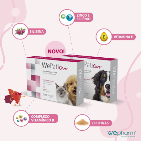 WePatic Care Comprimidos cães pequenos e gatos