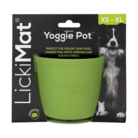 LickiMat Yoggie Pot verde