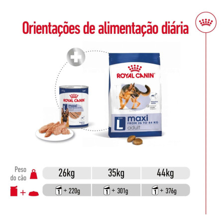 Royal Canin Wet Maxi Adult em paté