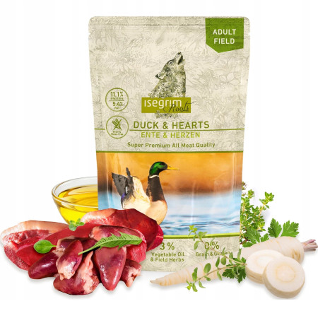 Isegrim Roots Pato e Corações com Vegetais