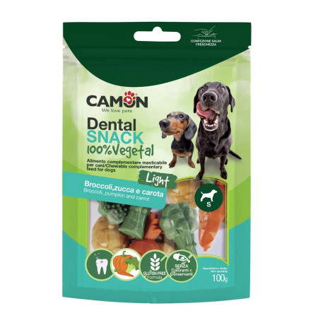 Camon Dental Snack Vegetal Light para cães pequenos Garden Chew