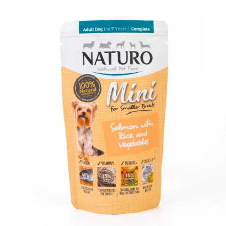 Naturo Adult MINI Salmão e Arroz com Vegetais