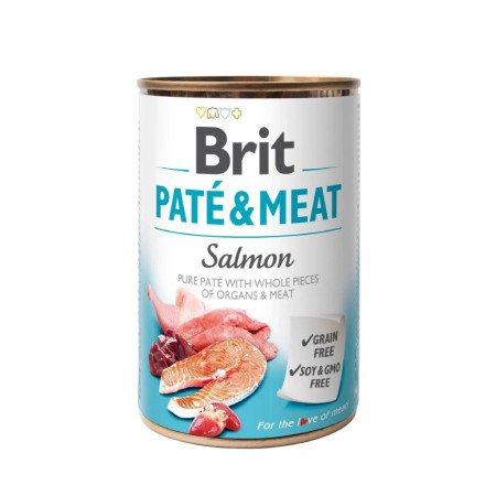 Brit Care Dog Lata Paté & Meat Salmão