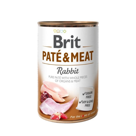 Brit Care Dog Lata Paté & Meat Coelho