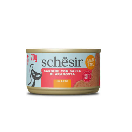 Schesir Gato Paté de Sardinha com molho de lagosta