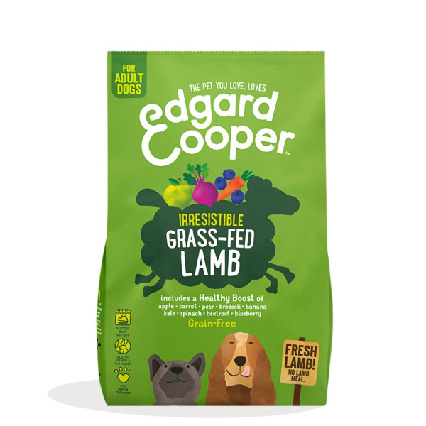 Edgard & Cooper Cordeiro de pastagens Adult Dog Regular