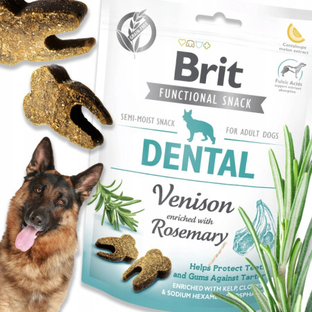 Brit Care Dog Functional Snack Dental Venison