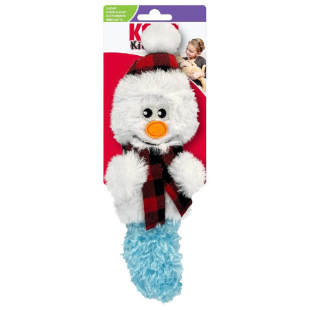 Kong Cat Holiday Kickeroo Boneco de neve
