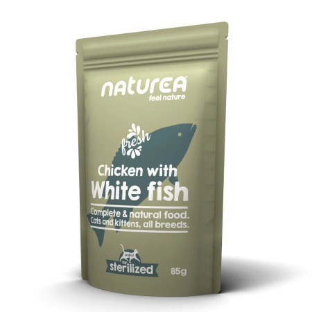 Naturea Wetfood Saqueta Galinha com peixe branco