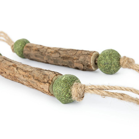 Happet Matatabi & Catnip Sticks com corda