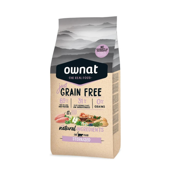 Ownat Cat Just Grain Free Sterilised Chicken