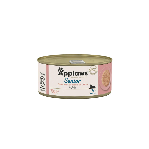 Applaws Natural Senior Cat Food Filetes de atum com salmão