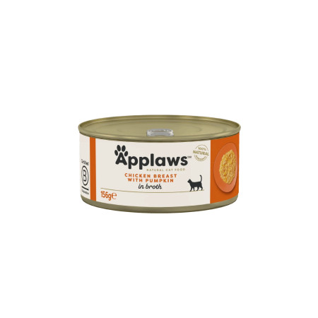 Applaws Natural Cat Food Peito de galinha com abóbora em caldo
