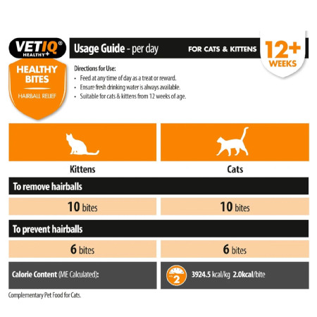 M&C VetIQ Healthy Bites Hairball Relief