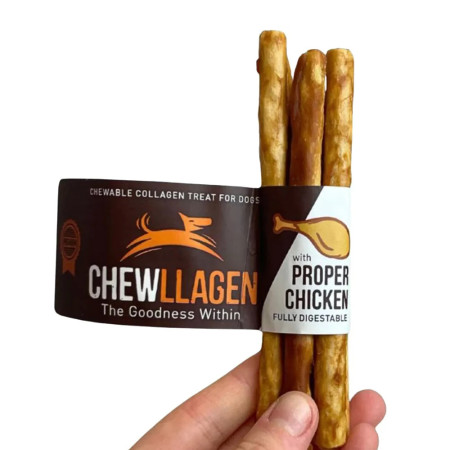 Chewllagen Sticks Mini de Colagénio Puro com Frango