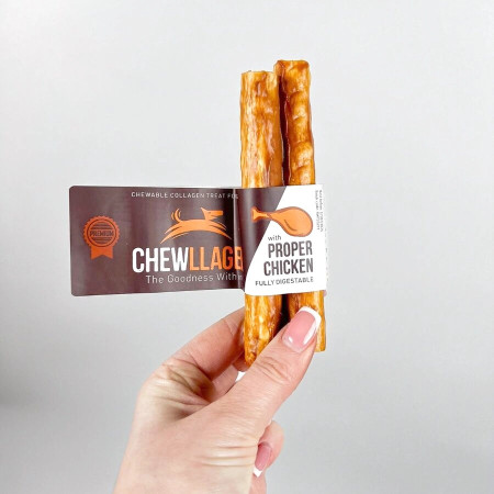 Chewllagen Medium Sticks Colagénio Puro com Frango