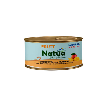 Alimento húmido natural para gato Natua Fruit Cat Atúm com manga