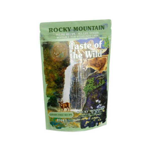 Taste of the Wild Gato Saqueta Pedaços Rocky Mountain