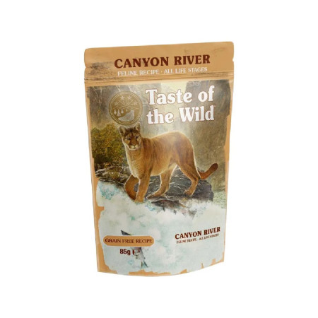 Taste of the Wild Gato Saqueta Pedaços Canyon Truta