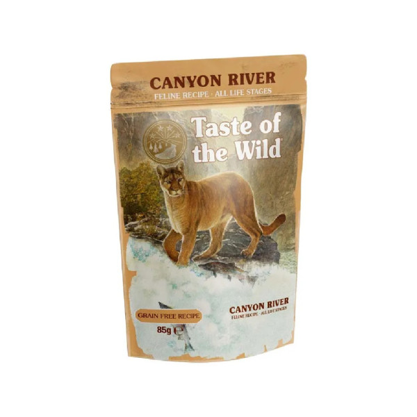 Taste of the Wild Gato Saqueta Pedaços Canyon Truta