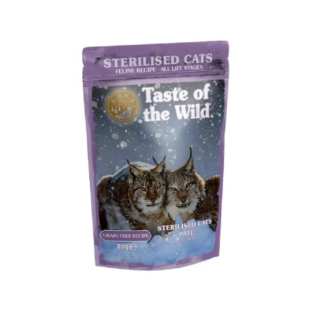 Taste of the Wild Gato Esterilizado Saqueta Paté Frango