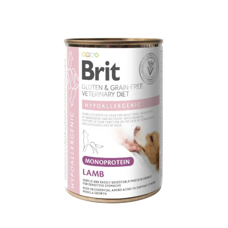 Brit Grain-Free Vet Diet Dog Wet Hypoallergenic Lamb