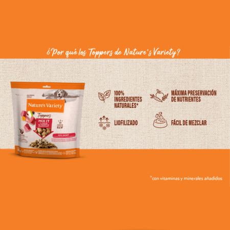 Natures Variety Freeze Dried Toppers Chicken