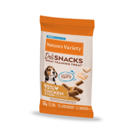 Natures Variety Deli Snacks Puppy Chicken & Pork