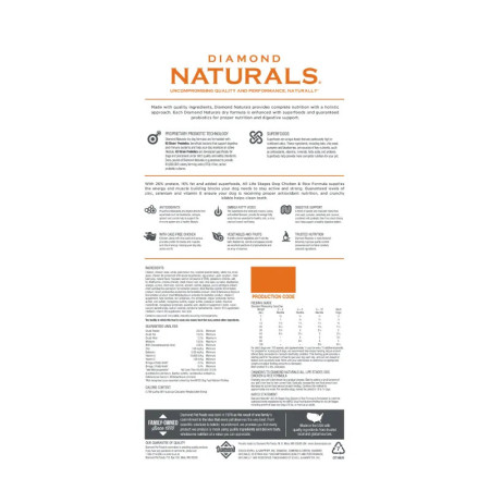 Diamond Naturals Ração All life Stages de Frango