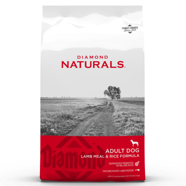 Diamond Naturals Ração Adulto Raças Médias de Borrego